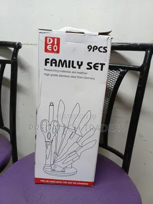 Luxury Marble Handle Knife Set – 9 Pieces