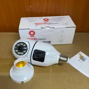 Pan/Tilt Control Designed Dual Lens WiFi Bulb Camera – Smart 360°