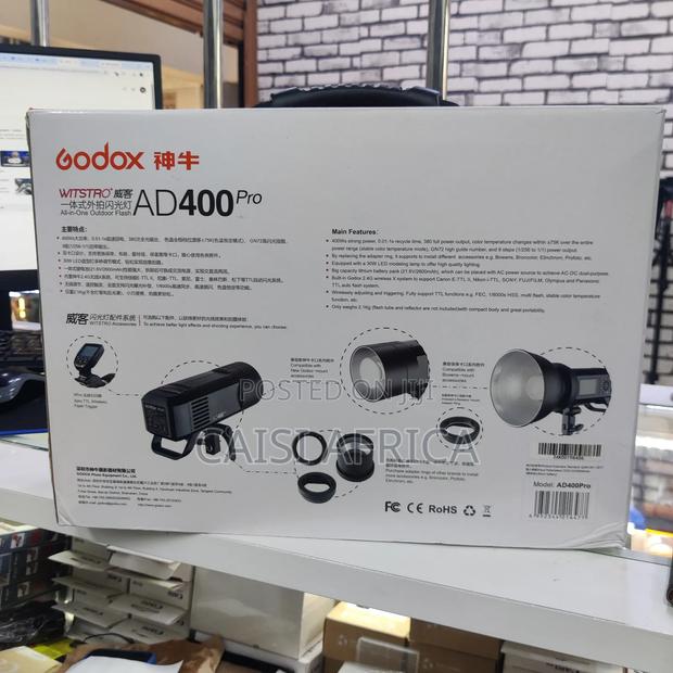 Godox AD400Pro Witstro All-in-One Outdoor Flash - thumbnail 2