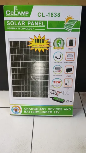Phone Charging Solar Panels. 12v/ 35w