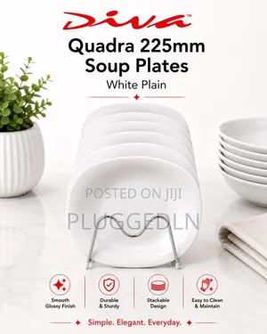 Glass Square Soup Plates (9 Inch )
6 Sets (36pcs) Per Box