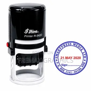 Rectangular Self-Inking Professional Rubber Stamp