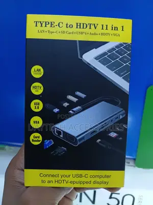 Type-C to HDTV 11-in-1 Multi-Function Dock Station Adapter