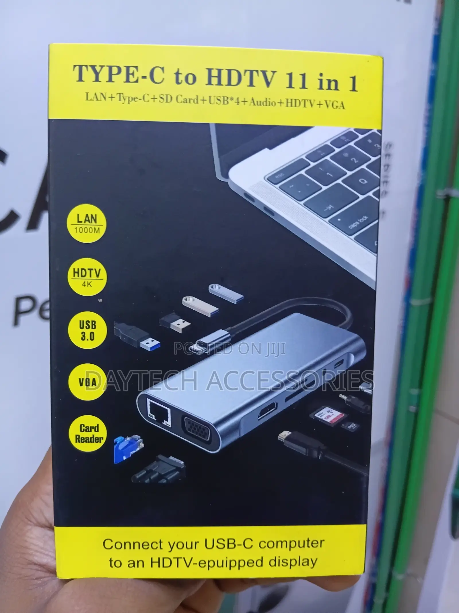 Type-C to HDTV 11-in-1 Multi-Function Dock Station Adapter