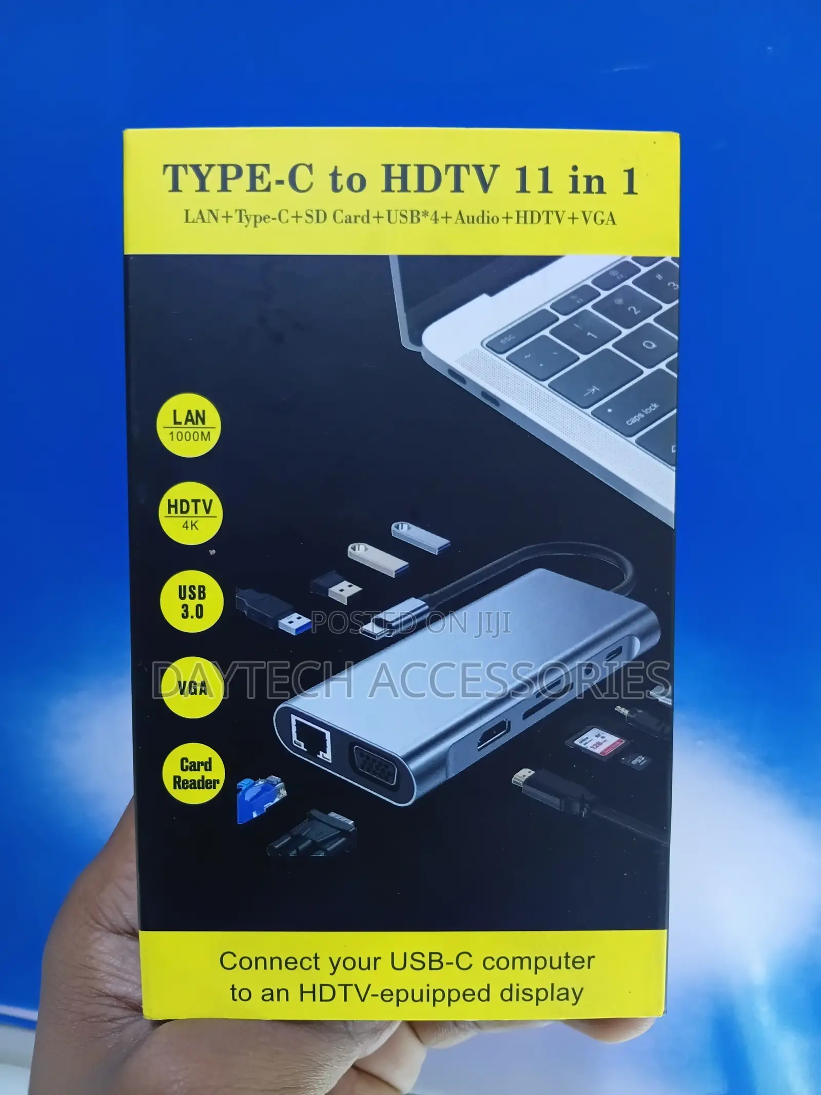 Type-C to HDTV 11-in-1 Multi-Function Dock Station Adapter