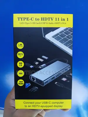 Type-C to HDTV 11-in-1 Multi-Function Dock Station Adapter