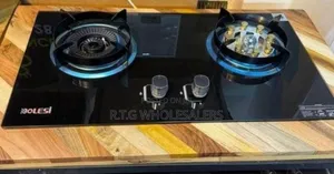 Bolesi Tempered Glass Built-in Gas Hob 2 Burners