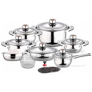 19pc Zurich Stainless Steel Sufuria