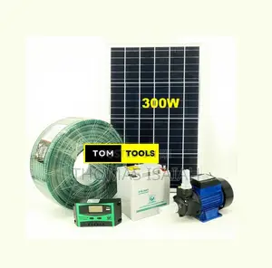 LSWQB12 DC Solar Surface PUMP AND BATTERY Complete Irrigation Kit