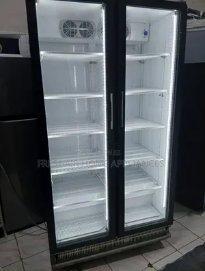 Working Newly Used Double Display Fridge