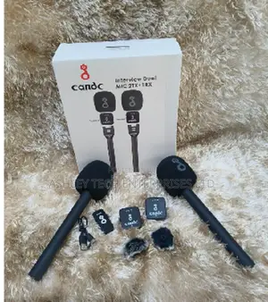 Advanced CandC 2TX + 1RX Clip-on Wireless Microphone