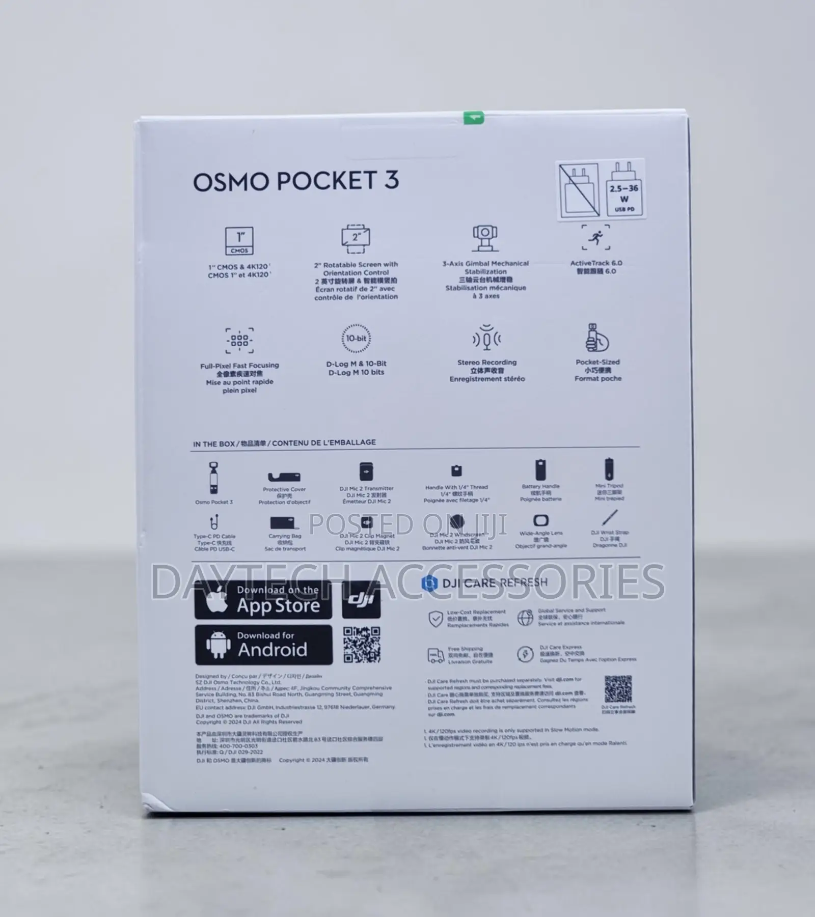 DJI Osmo Pocket 3 Creator Combo a Compact Gimbal Camera Package.