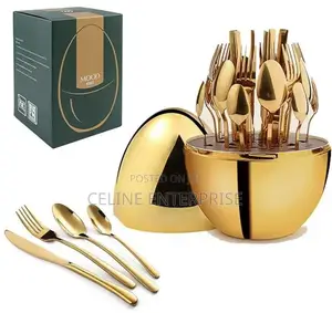 Egg Shaped Cultery Set