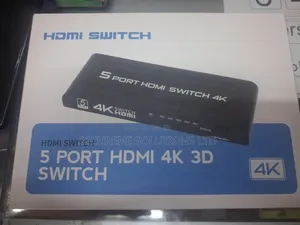 5 Port 5-Port HDMI Switch Capable of Handling and 3D