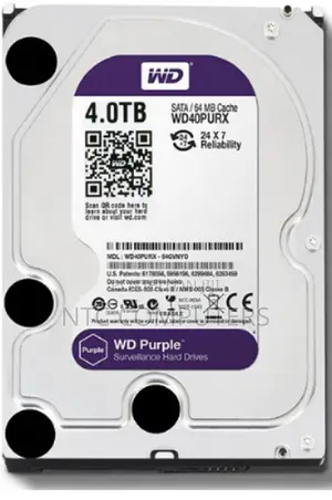 WD Purple 4TB Surveillance Internal Hard Disk Drive