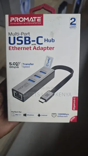 GigaHub-C USB-C to 1000Mbps Ethernet Network Adapter