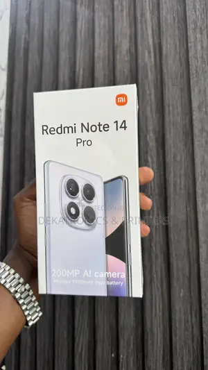 New Xiaomi Redmi Note 14 Pro 256 GB Black