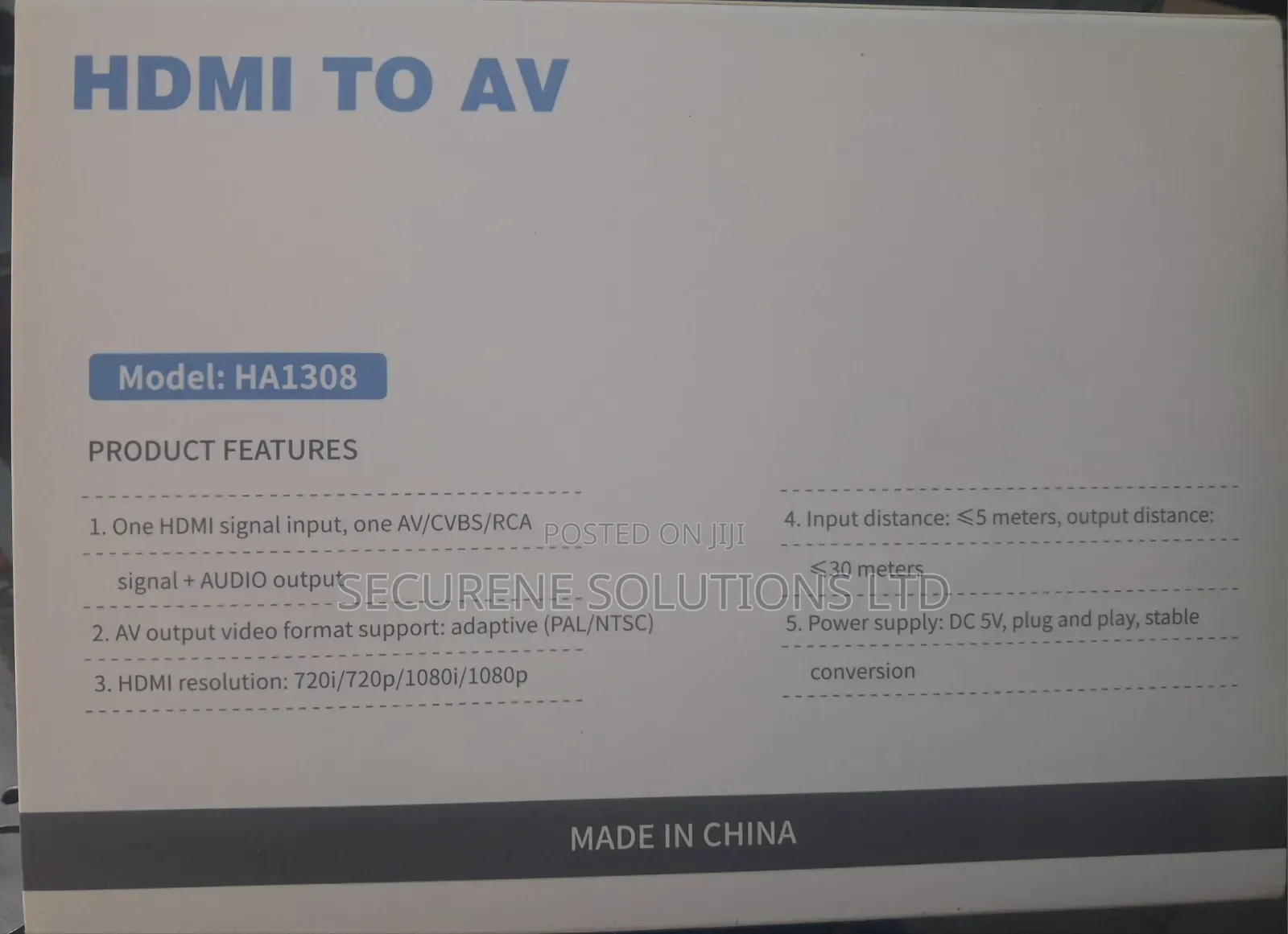 Hdmi to Av (Cvbs/Rca) Converter,