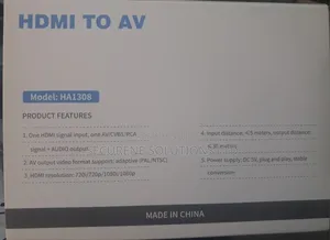 Hdmi to Av (Cvbs/Rca) Converter,