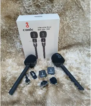 High-Quality CandC Wireless Interview Microphone Set