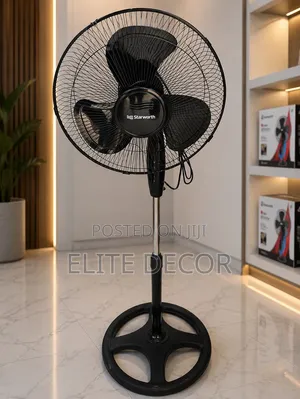 Starworth 16-Inch Standing Fan – Adjustable Height, Powerful Cooling