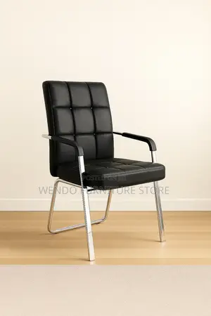 Office Chairs; Mid Back Leather Office Ergonomic Support Chairs