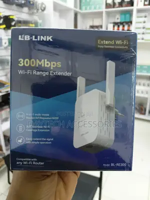 LB-Link BL-RE300 WiFi Range Extender With Two Antennas - White
