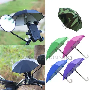 Handlebar Mount Bike Phone at Holder Rain Glare Umbrella Protector