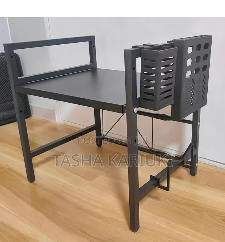 *Single Layer Heavy-Duty Adjustable Microwave Stand*