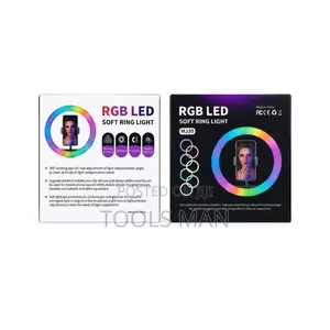 12 Inch RGB LED Soft Ring Light.MJ30 With Phone Holder
