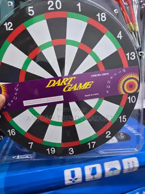 17 Inch Professional Dart Board Set With 6 Steel Tip Darts