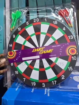Double-Sided 17 Inch Dart Board Game for Home Office