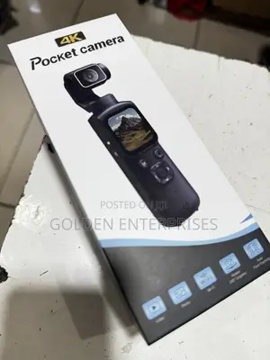 Professional Pocket Camera – Recording, WiFi 330° Rotation