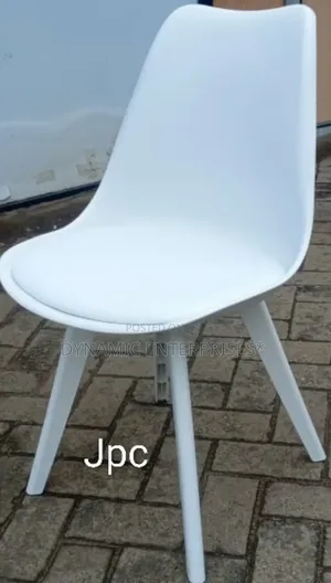 Modern White Eames-Style Tulip Dining Chair