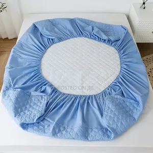6 by 6 Sky Blue Invisible Defence Waterproof Mattress Protectors