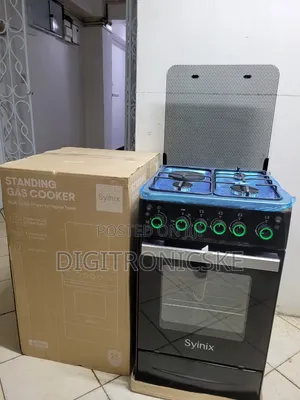 Syinix 50 by 50 3gas 1 Electric Standing Cooker With Electric Oven