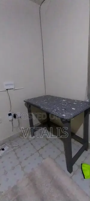 Gray Wooden Study Table