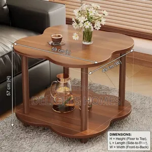 Flower Shape Vintage Side Table_ge