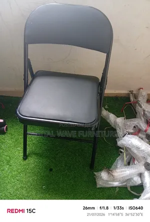 Fordable Black Chair