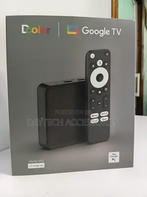 This Is a Dcolor GD2 Android Certified TV Box Streamer - Black