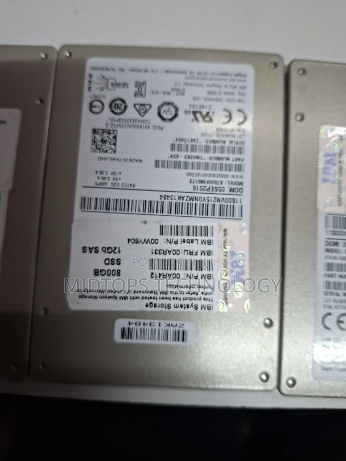 Server SSD 800 GB SSD 12 Gb Sas