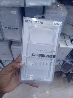 iPhone 17 Pro Fully Transparent, Slim Enclosure Case-Clear