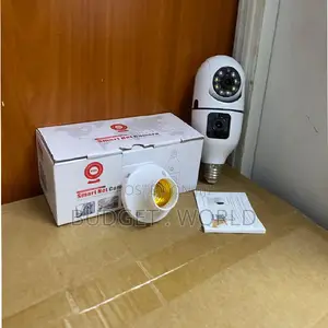 V380 Pro HD WiFi Bulb Camera – Dual Lens Smart Home CCTV