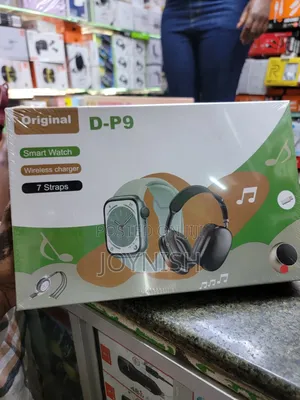D-P9 Smart Watch With Headphones