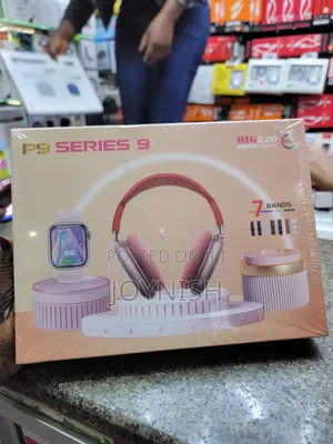 P9 Series Smart Watch With 7straps/ Headphones