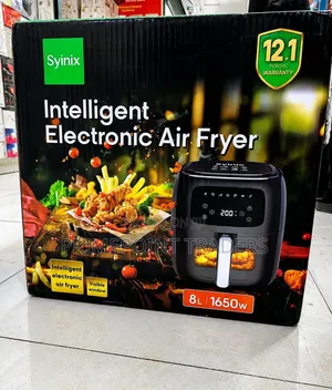 Syinix Air Fryer 8 Litres Capacity,1650 Watts 13 Year's Warrant