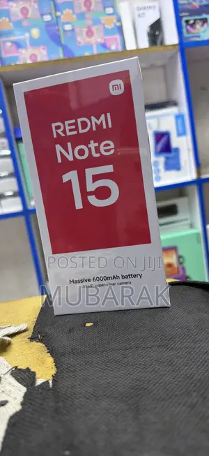 New Xiaomi Redmi Note 15 256 GB Black