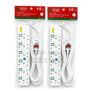 High Astra 6-Way Extension Socket Cable 5 Metres 2000W
