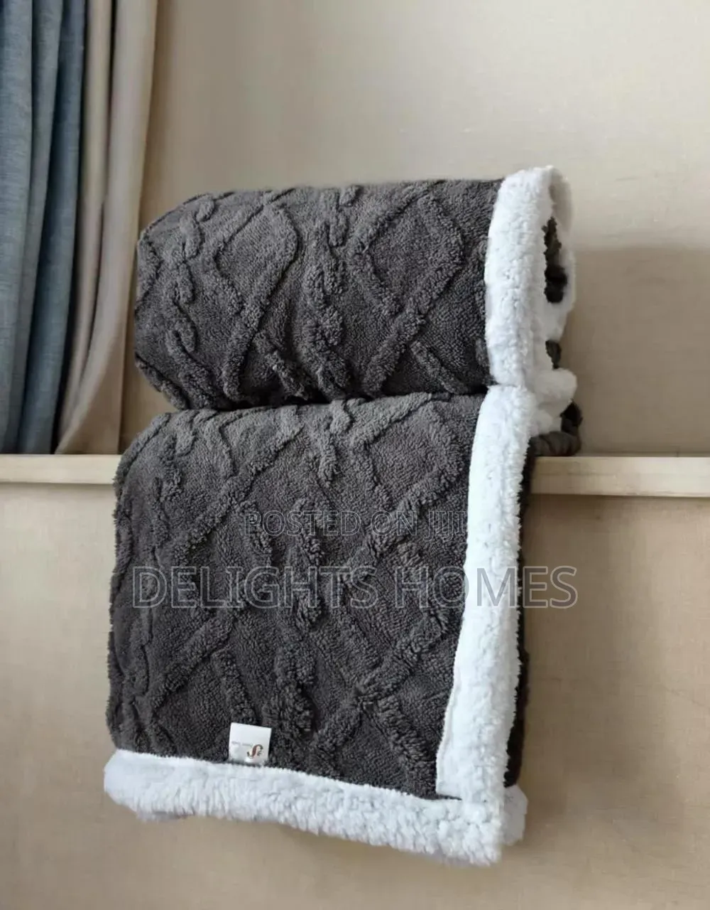 6*6 Heavy Sherpa Fleece/Throw Blanket-Sk