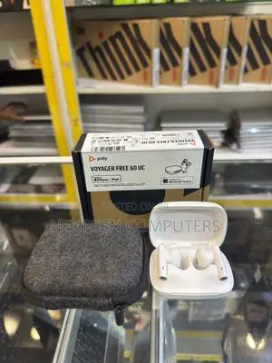 Poly Voyager Free 60 UC White Earbuds Wireless With Type C Dongle
